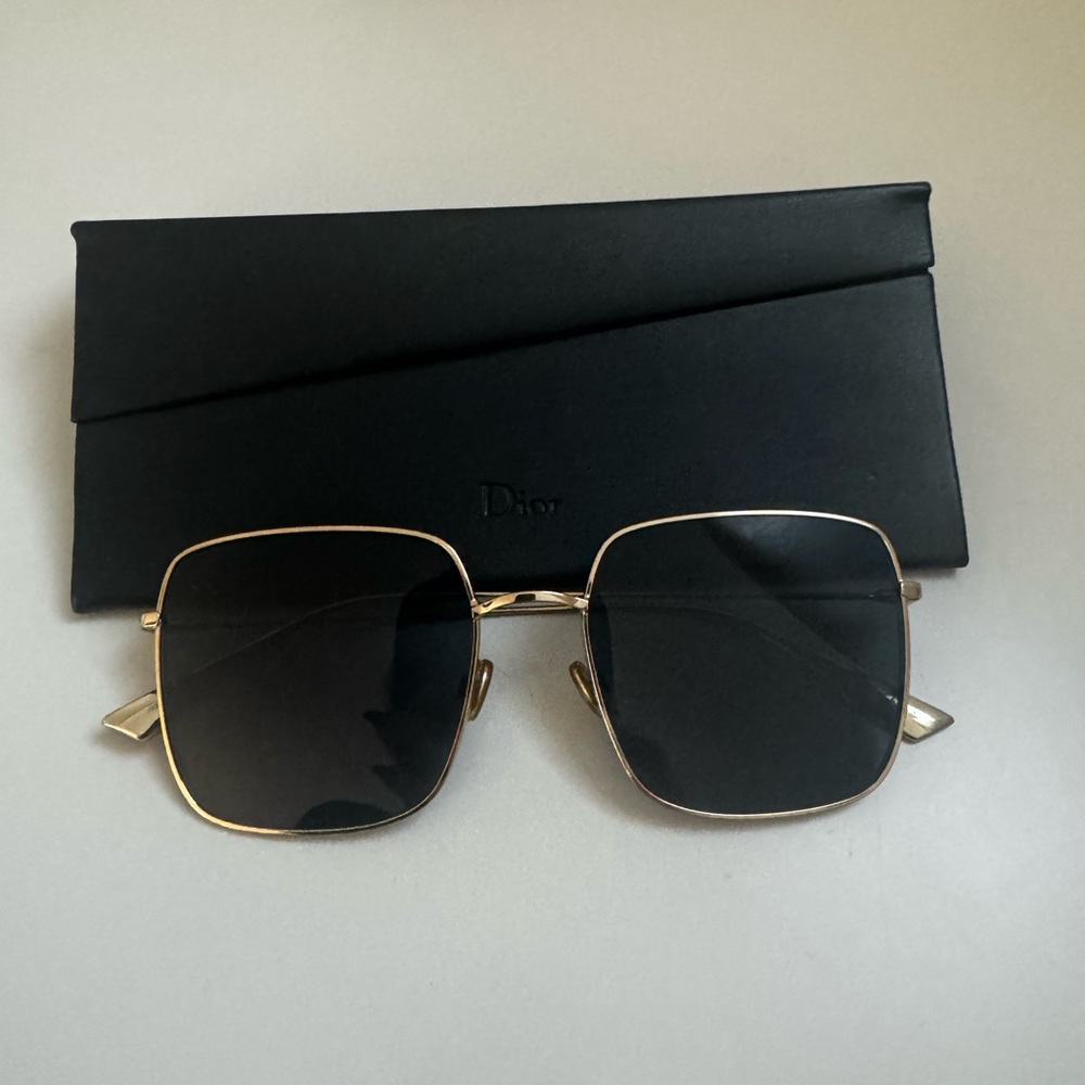 Christian Dior Gold Glasses